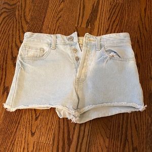 High Waisted Jean Shorts